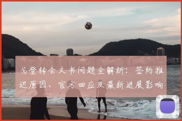 戈登转会文书问题全解析：签约推迟原因、官方回应及最新进展影响